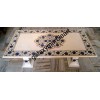 Dining table top with inlay 53x27" 